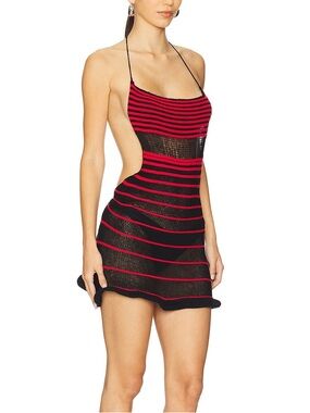 George Trochopoulos Mini Backless Dress